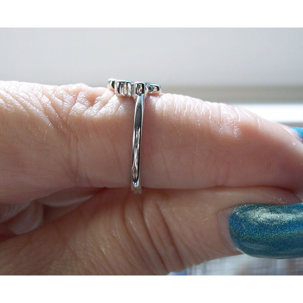 925 STERLING SILVER Adorable Paw Design Ring - Picture 3 of 14